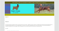 Desktop Screenshot of firstclasskennels.net
